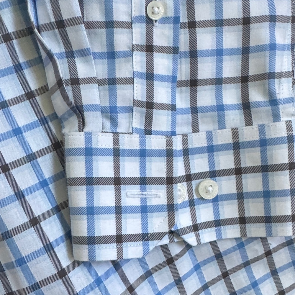Red House Men's Nittany Lions Blue and White Checkered Shirt - Picture 6 of 7